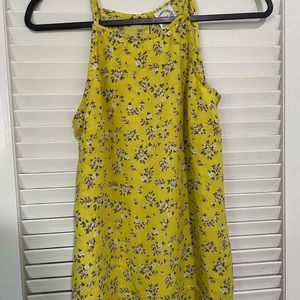 Blue Rain Women’s yellow floral top